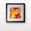 Alcohol Ink Wandbild 30x30 'Fire' – Bild 4