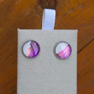 Ohrstecker Alcohol Ink (S0337)