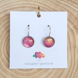 Ohrringe Alcohol Ink (I-04-0107)