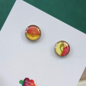 Ohrstecker Alcohol Ink (S0070)