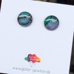 Ohrstecker Alcohol Ink (S0085)