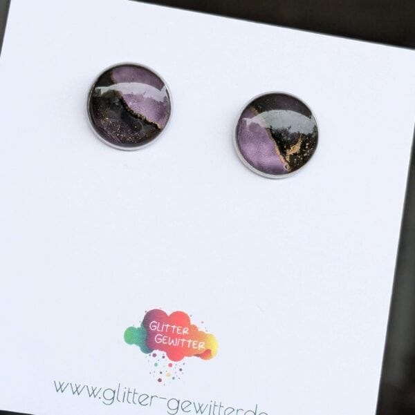 Ohrstecker Alcohol Ink (S0086)