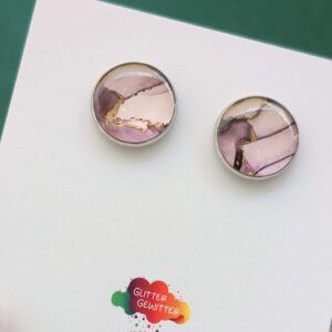 Ohrstecker Alcohol Ink (S0109)