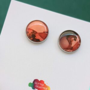 Ohrstecker Alcohol Ink (S0112)
