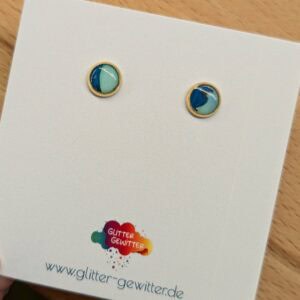 Ohrstecker Alcohol Ink (S0200)