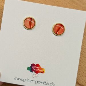 Ohrstecker Alcohol Ink (S0206)