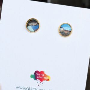 Ohrstecker Alcohol Ink (S0211)