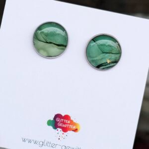 Ohrstecker Alcohol Ink (S0243)